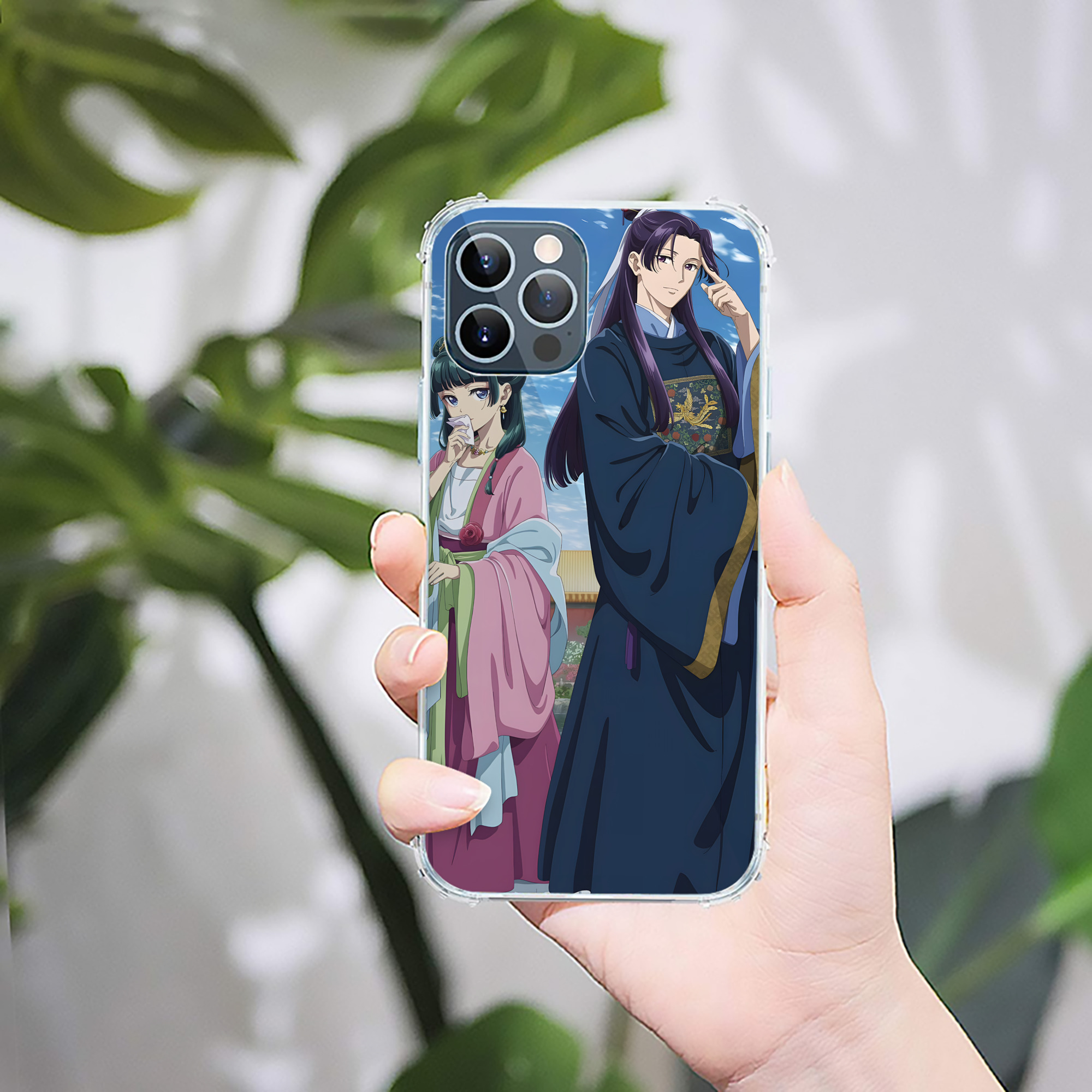 （画像用） 薬屋のひとりごと The Apothecary Diaries 【iPhone 12シリーズ対応】透明スマホケース（クリアソフトケース）